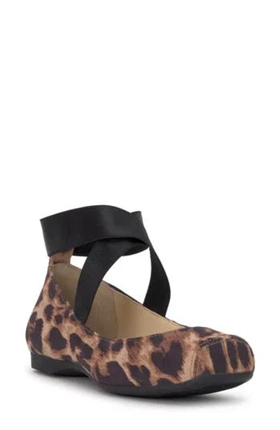 Jessica Simpson 'mandalaye' Leather Flat In Brown