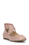 Jessica Simpson Mandayss Ankle Strap Ballet Flat In Blush