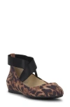 Jessica Simpson Mandayss Ankle Strap Ballet Flat In Natural Nude