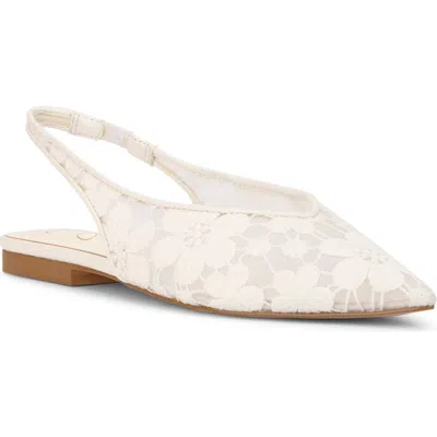 JESSICA SIMPSON JESSICA SIMPSON MEZZAH SLINGBACK POINTED TOE FLAT