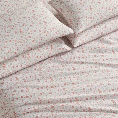 Jessica Simpson Microfiber Sheet Set With Extra Pillowcases In Brown