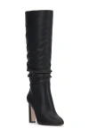 Jessica Simpson Minerva Womens Faux Suede Tall Knee-high Boots In Black