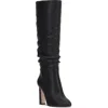 Jessica Simpson Minerva Womens Faux Suede Tall Knee-high Boots In Black