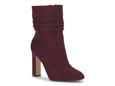 Jessica Simpson Mixtesa Bootie In Burgundy