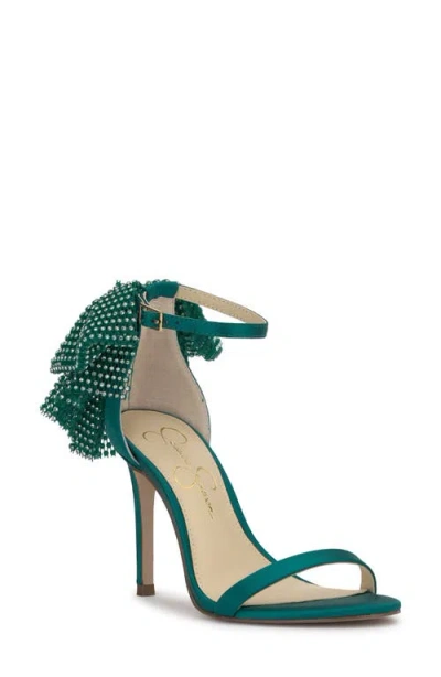 Jessica Simpson Moure Ankle Strap Sandal In Gem Green