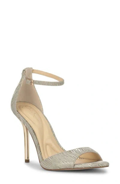 Jessica Simpson Nelira Ankle Strap Sandal In Silver