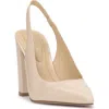 Jessica Simpson Noula Slingback Pointed Toe Pump In Chalk