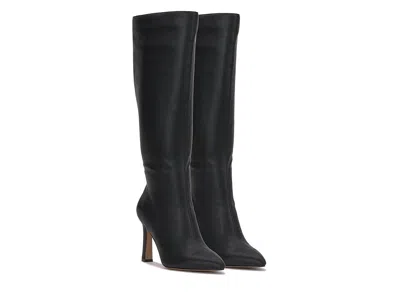 Jessica Simpson Noyaa Boots Women's Us 7.5 Black Leather Stiletto Heel Khd1401