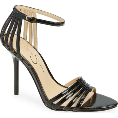 Jessica Simpson Nuvire Pointed Toe Sandal In Black