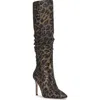 Jessica Simpson Ohena Slouch Knee High Boot In Animal Print
