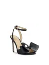 Jessica Simpson Olivine Bow High-heel Stiletto Dress Sandals In Multi