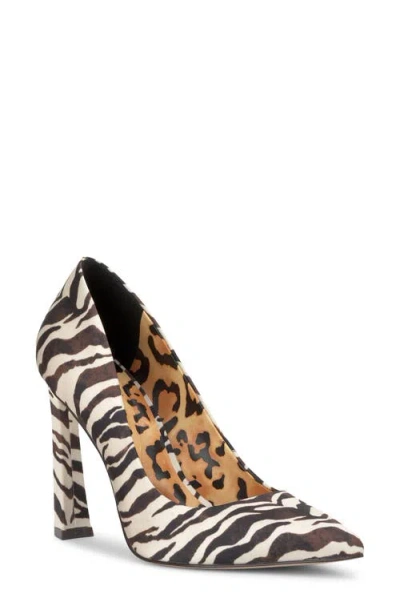 Jessica Simpson Omissia Pointed Toe Pump In Animal Print