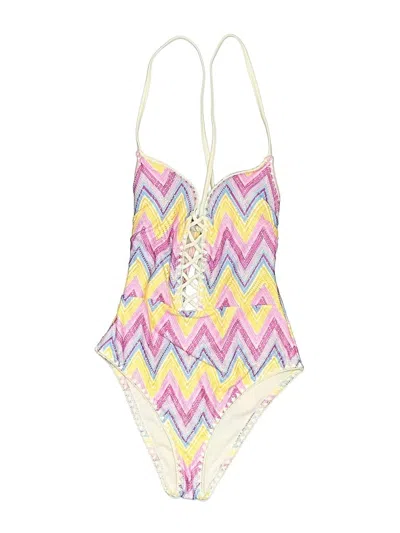 Pre-owned Jessica Simpson One Piece Swimsuit In Pink