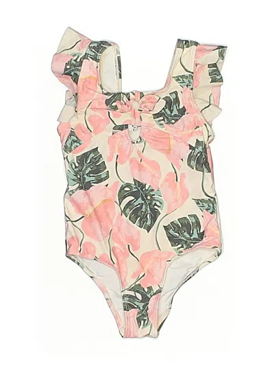 Pre-owned Jessica Simpson Kids' One Piece Swimsuit In Pink