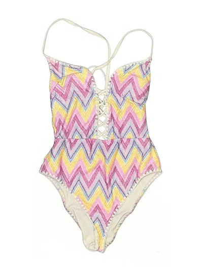 Pre-owned Jessica Simpson One Piece Swimsuit In Yellow