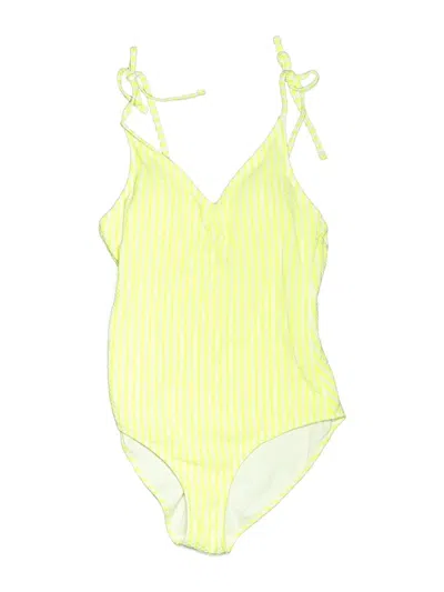 Pre-owned Jessica Simpson One Piece Swimsuit In Yellow