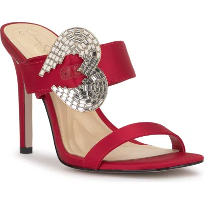 Jessica Simpson Orrieta Slide Sandal In Red