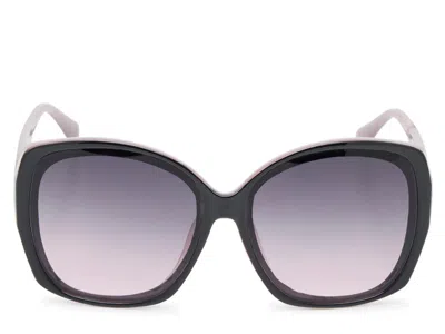Jessica Simpson Oval Glam Sunglasses In Purple