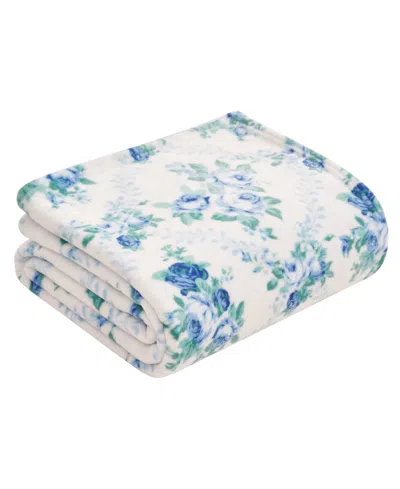 Jessica Simpson Oversized Plush Throw, 60" X 70" In White