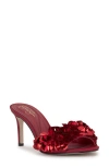 Jessica Simpson Women's Palora Slip-on Sequin Dress Sandals In Red
