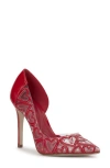 Jessica Simpson Palvin Half D'orsay Pointed Toe Pump In Multi