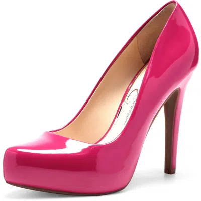 Jessica Simpson Parisah Womens Platform Heels In Pink