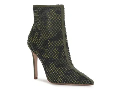 Jessica Simpson Pazra Studded Bootie In Green