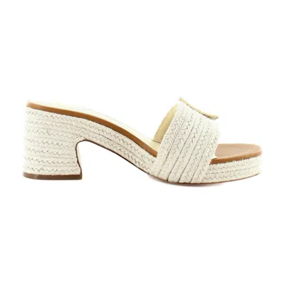 Jessica Simpson Peccio Sandals In Natural In White