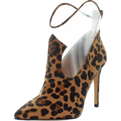 Jessica Simpson Periya Womens Mixed Media Booties In Multi