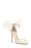Jessica Simpson Phindies Ankle Strap Pointed Toe Pump In Off White