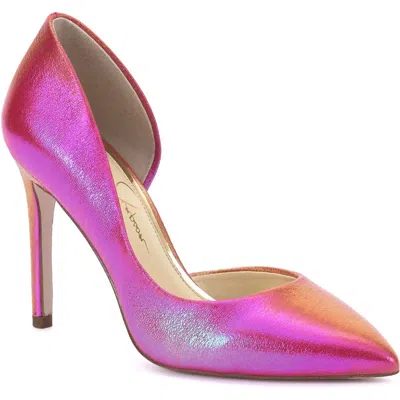 Jessica Simpson Prizma 6 Womens Ombre Pointed Toe Heels In Multi