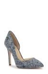 Jessica Simpson Prizma 8 Half D'orsay Pump In Gray