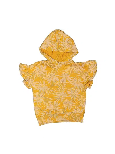 Pre-owned Jessica Simpson Kids' Pullover Hoodie In Yellow