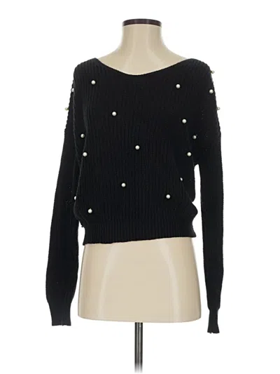 Pre-owned Jessica Simpson Pullover Sweater In Black