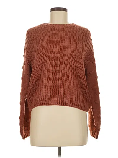 Pre-owned Jessica Simpson Pullover Sweater In Brown