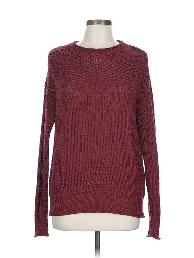 Pre-owned Jessica Simpson Pullover Sweater In Burgundy