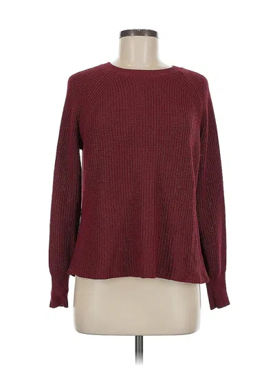 Pre-owned Jessica Simpson Pullover Sweater In Burgundy
