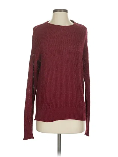 Pre-owned Jessica Simpson Pullover Sweater In Burgundy
