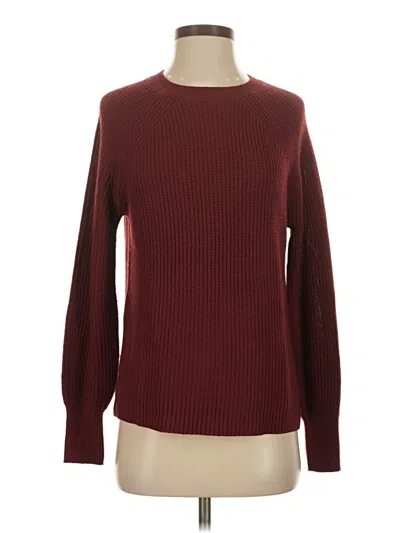 Pre-owned Jessica Simpson Pullover Sweater In Burgundy