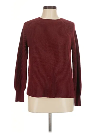 Pre-owned Jessica Simpson Pullover Sweater In Burgundy