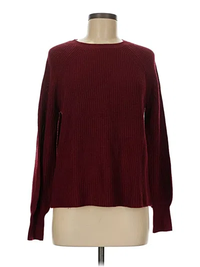 Pre-owned Jessica Simpson Pullover Sweater In Burgundy