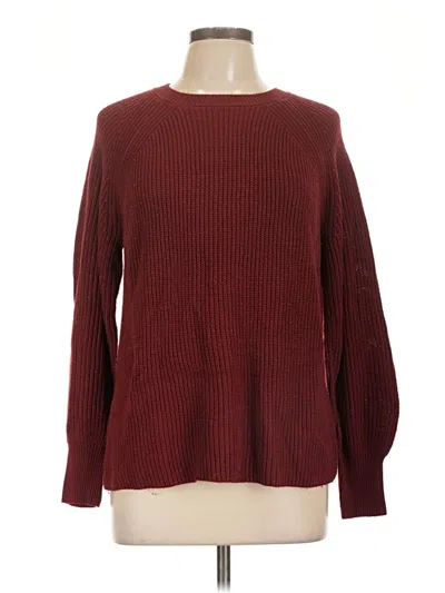 Pre-owned Jessica Simpson Pullover Sweater In Burgundy