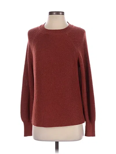 Pre-owned Jessica Simpson Pullover Sweater In Burgundy