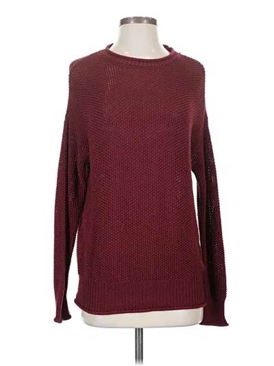 Pre-owned Jessica Simpson Pullover Sweater In Burgundy