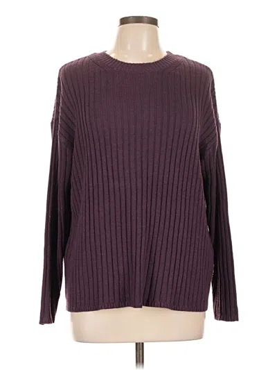 Pre-owned Jessica Simpson Pullover Sweater In Burgundy