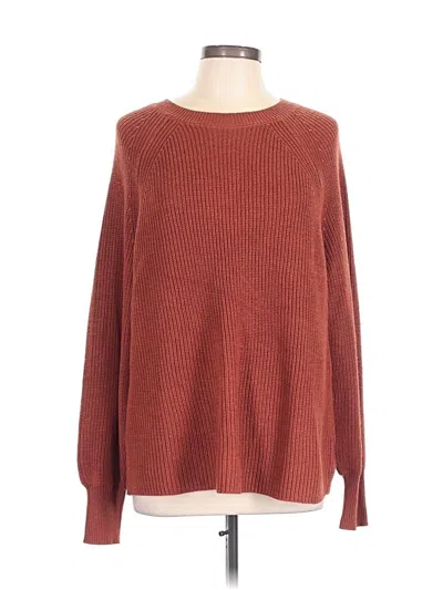 Pre-owned Jessica Simpson Pullover Sweater In Burgundy