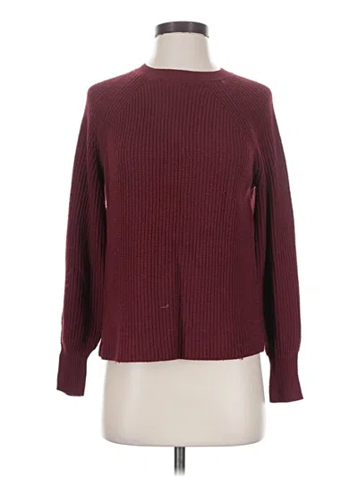 Pre-owned Jessica Simpson Pullover Sweater In Burgundy