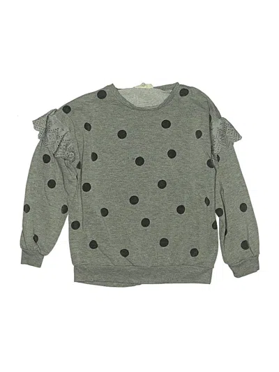 Pre-owned Jessica Simpson Kids' Pullover Sweater In Gray