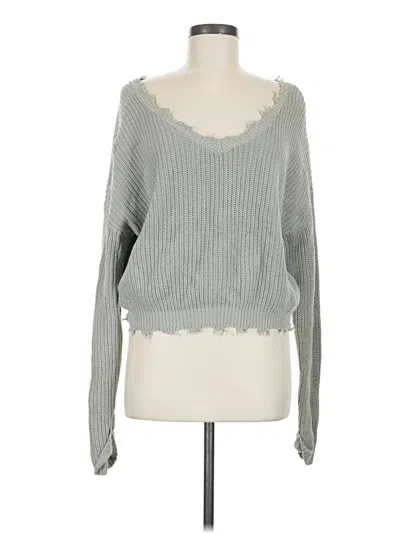 Pre-owned Jessica Simpson Pullover Sweater In Gray