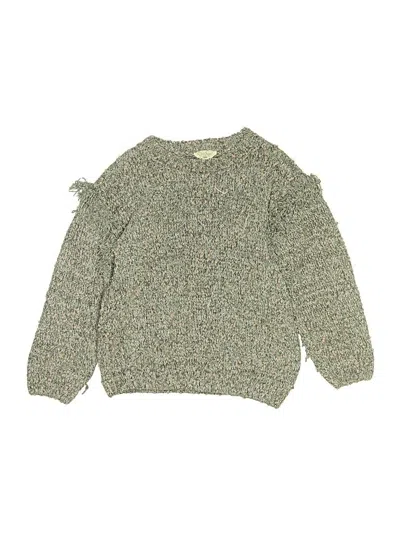 Pre-owned Jessica Simpson Kids' Pullover Sweater In Green
